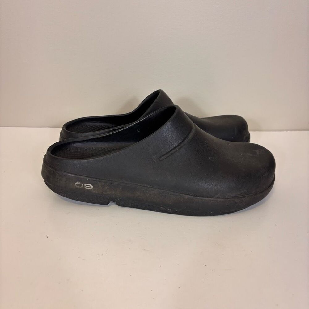 Oofos Black Closed Toe‎ Clog Comfort Shoes Women's 9